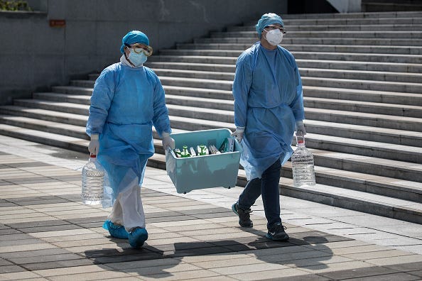 Chinese medical professionals coronavirus