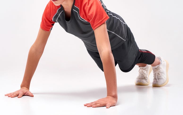 Teenager, Male, Push Ups