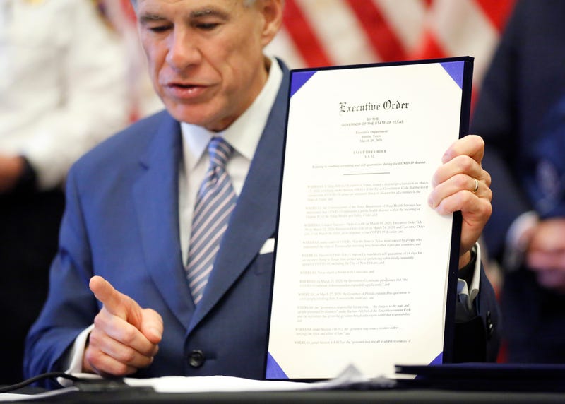 Texas Gov. Greg Abbott executive order