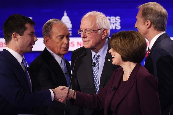 Pete Buttigieg Amy Klobuchar