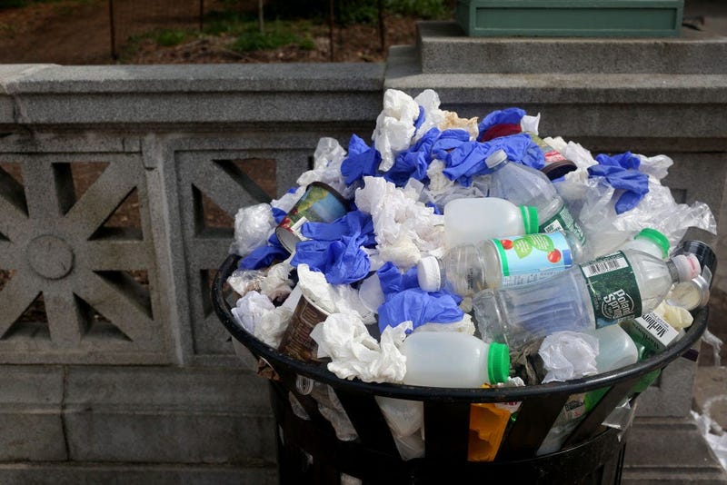 New York City trash can