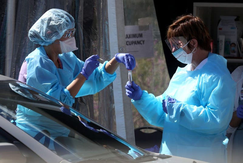 Kaiser Permanente Opens Drive-Thru Coronavirus Testing Station In San Francisco