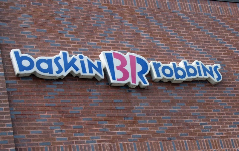 Sign for Baskin Robbins on March 16, 2020 in Wantagh, New York.