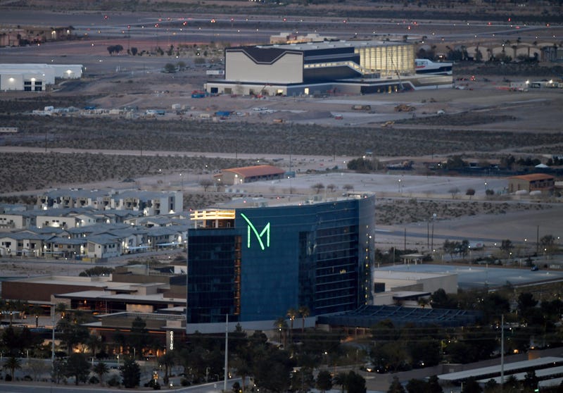 Exterior shot of the M Resort and Casino