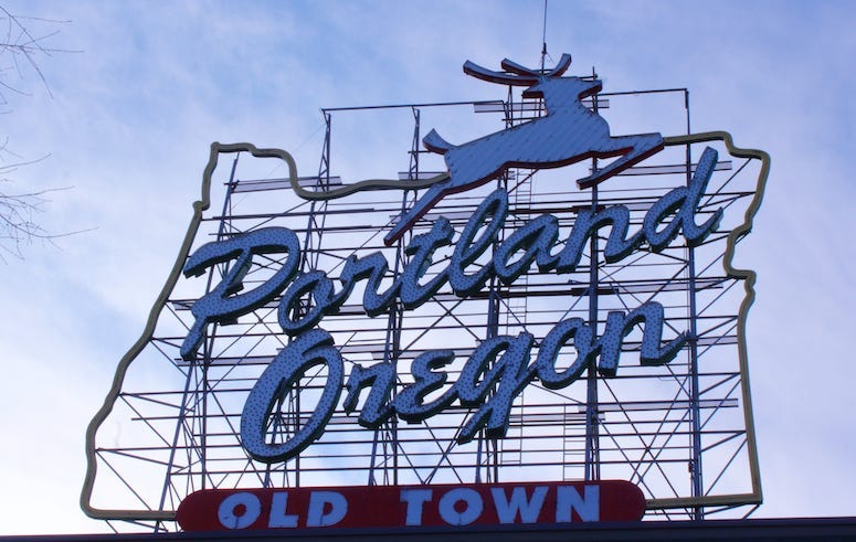 Portland sign