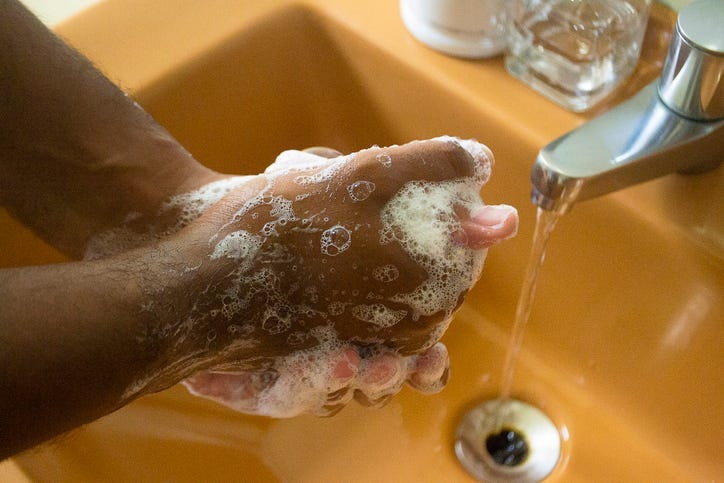 hand washing