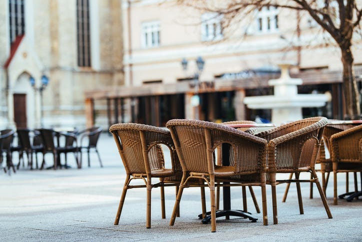 Outdoor seating
