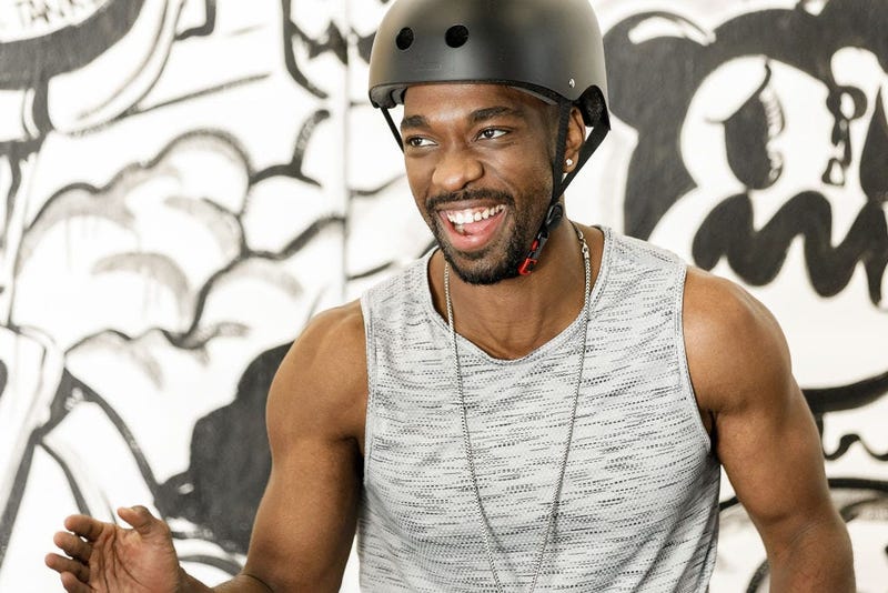 Jay Pharoah learns how to inline skate on the IMDb Series “Special Skills” in Los Angeles, California. This episode of “Special Skills” airs on April 7, 2020.