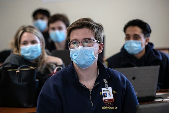 John Moore / Staff Editorial #: 1218974279 Collection: Getty Images News Date created: April 14, 2020