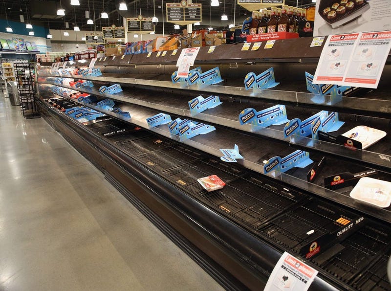 Empty Shelves - Food Shortage