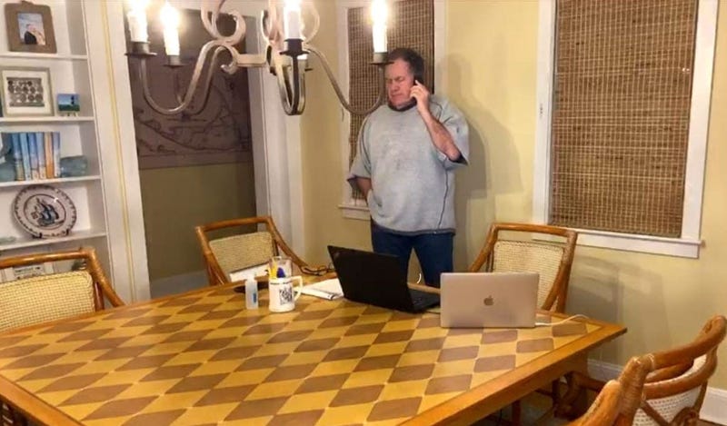 Belichick War Room 2020 NFL Draft