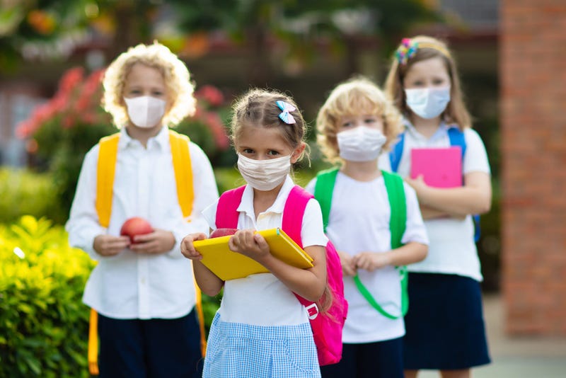 grade school age children