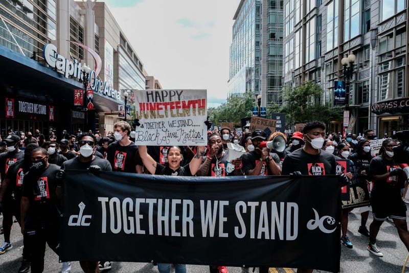 DC's Juneteenth march to the Martin Luther King, Jr. Memorial