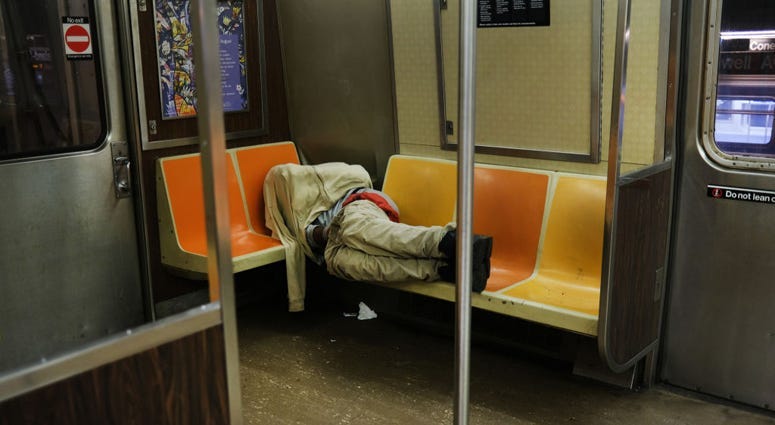 Subway homeless