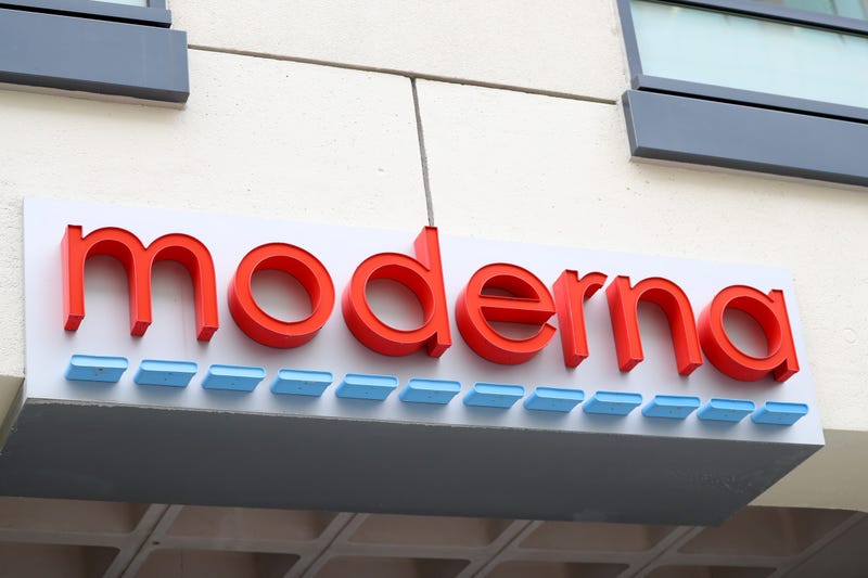 A view of Moderna headquarters on May 08, 2020 in Cambridge, Massachusetts.