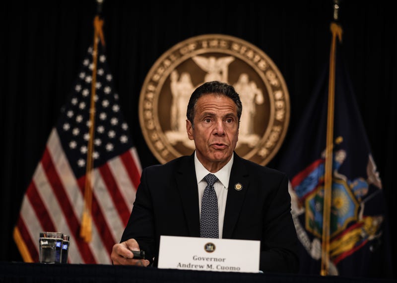 New York Gov. Andrew Cuomo speaks at a news conference on July 1, 2020 in New York City. 