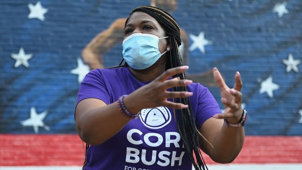 Cori Bush defeats longtime incumbent Lacy Clay