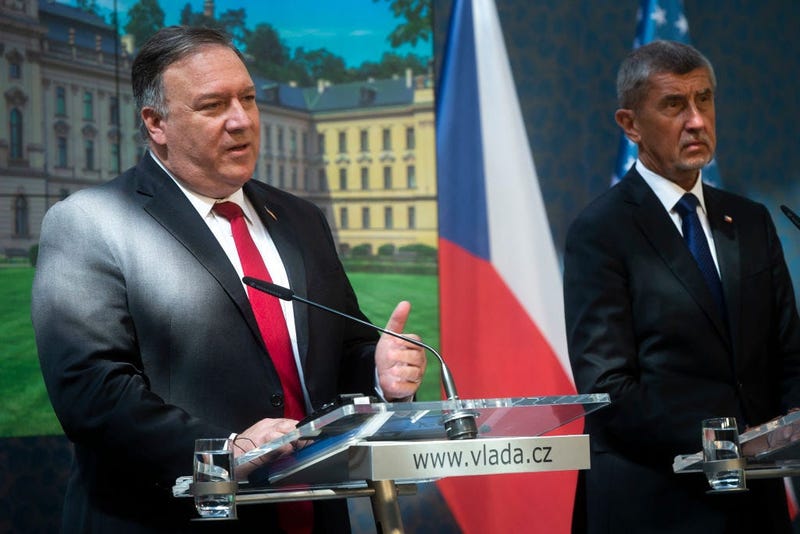 U.S. Secretary of State begins European trip in the Czech Republic