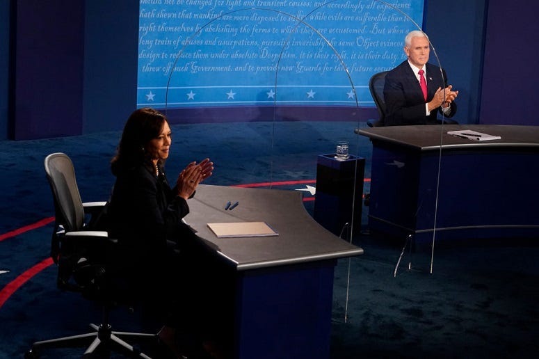 A look back at 2020's only vice presidential debate