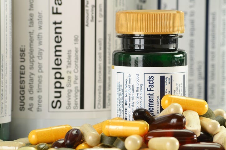dietary supplements, capsules