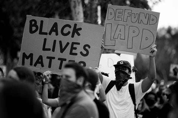 Black Lives Matter protest Los Angeles