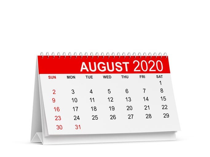 August Calendar