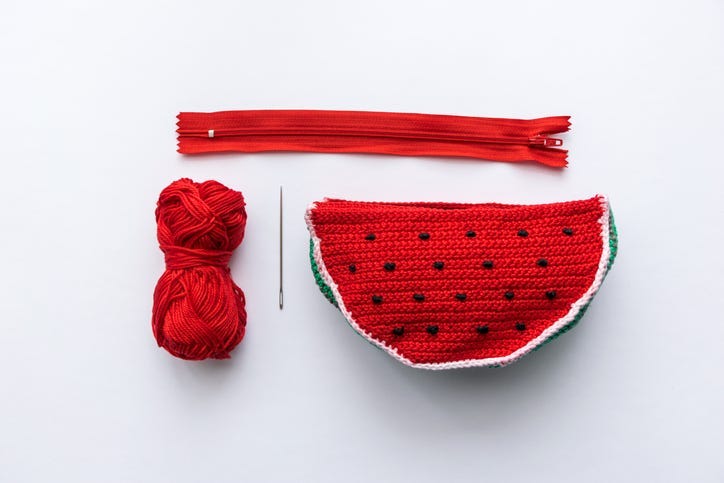 watermelon purse
