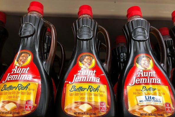 Aunt Jemima syrup