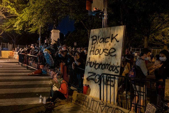 Black House Autonomous Zone Washington DC