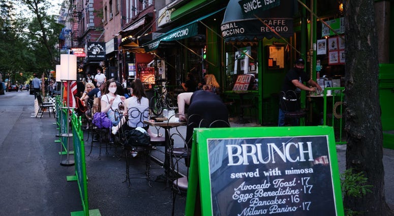 New York City outdoor dining