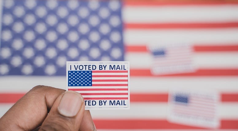 Kansas election officials report mail-in results from primary