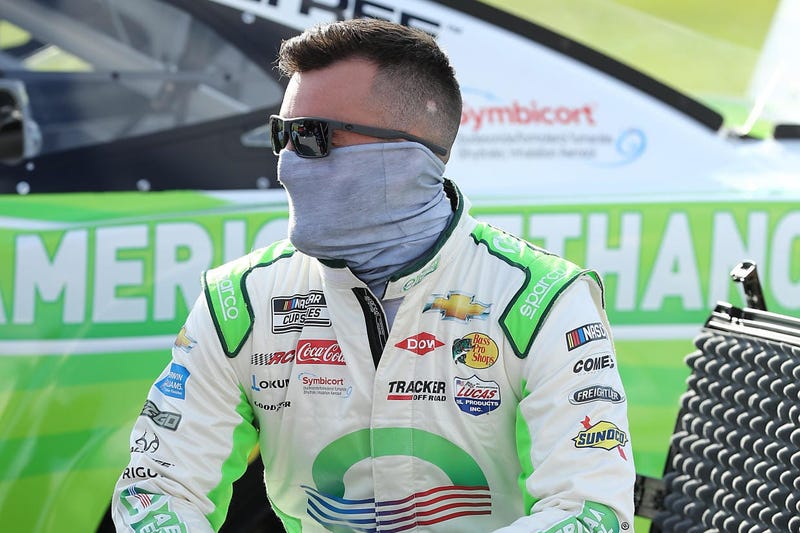 Austin Dillon on July 23, 2020 in Kansas City, Kansas. JAMIE SQUIRE/GETTY IMAGES