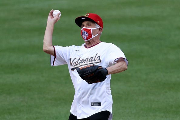 Fauci toss off