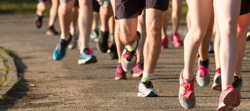 People running 5K