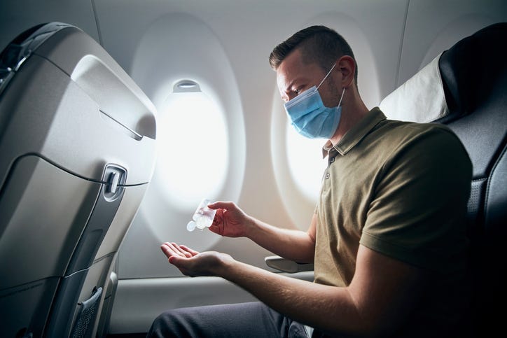 sanitizer flight
