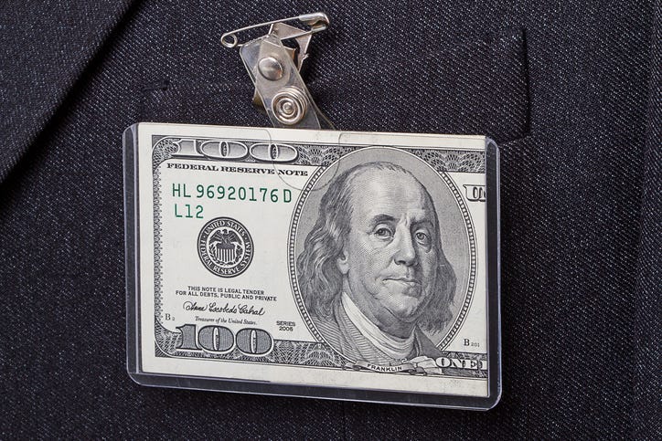 money name tag