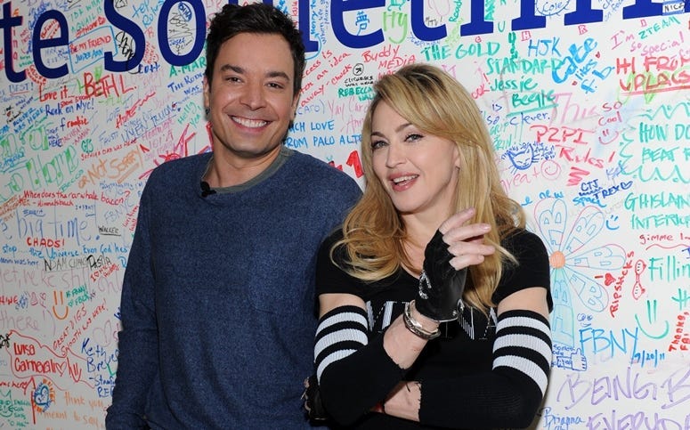 Jimmy Fallon and Madonna