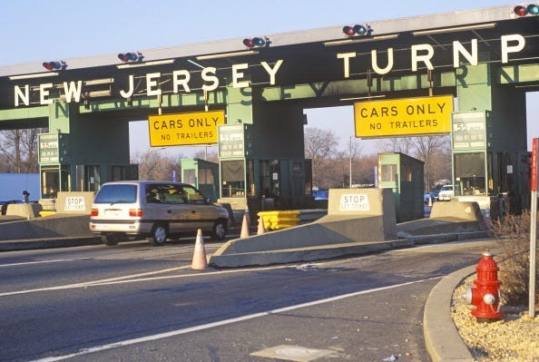 NJ Turnpike fire