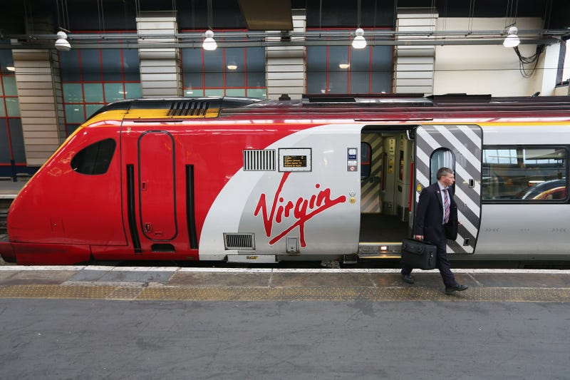 Virgin trains prepare to depart from Euston Station on the West Coast Mainline route on August 15, 2012 in London, England.