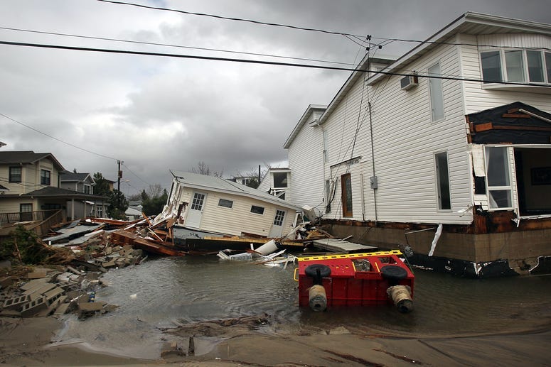 Hurricane Sandy damage