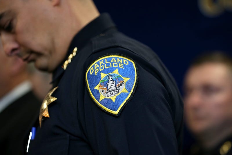 OAKLAND, CA - MAY 09: Acting Oakland police chief Anthony Toribio looks on during a news conference at Oakland police headquarters on May 9, 2013 in Oakland, California.