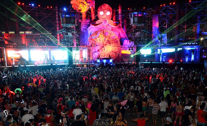 The Organ Donors perform at the 17th annual Electric Daisy Carnival at Las Vegas Motor Speedway on June 23, 2013 in Las Vegas, Nevada