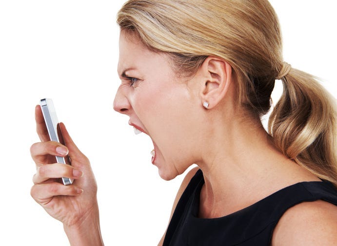 angry voicemail