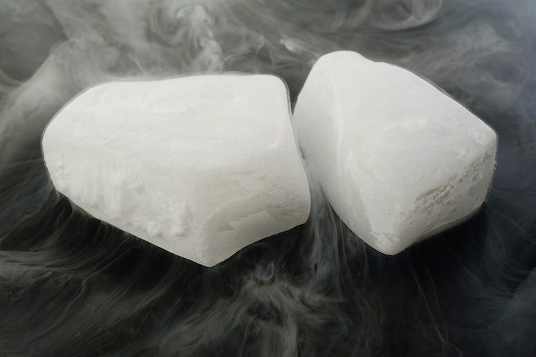 Dry Ice, Smoking, Dark Background