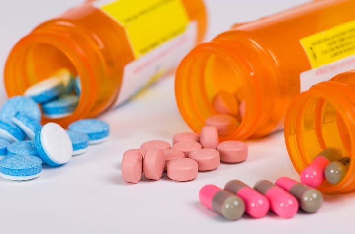Drugs on the table