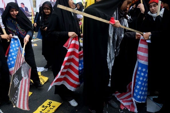 Iranians Gather To Mark Anniversary of 1979 Embassy Takeover