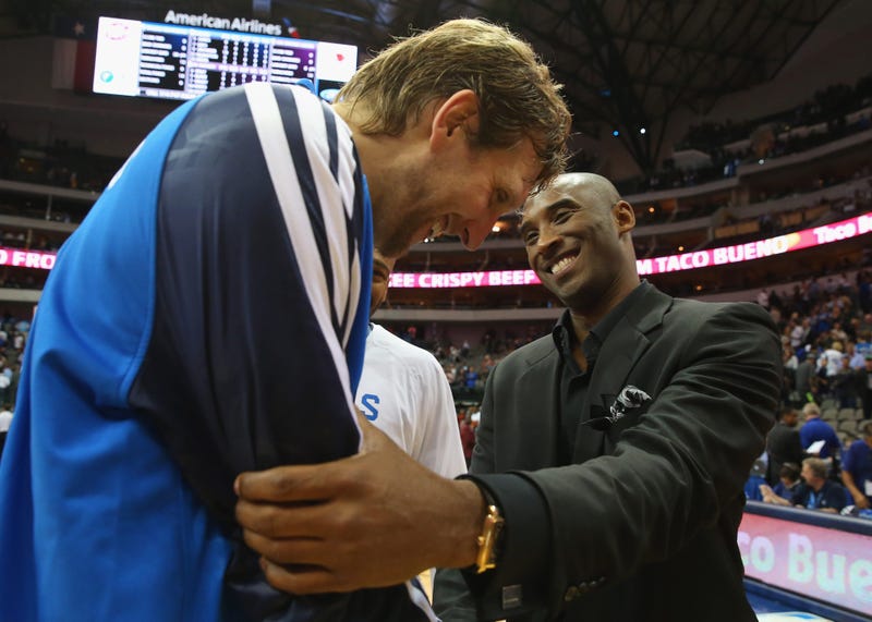 Dirk Nowitzki and Kobe Bryant 