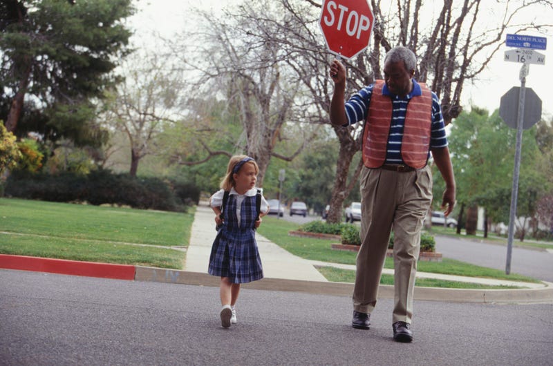 School Crossing, School,