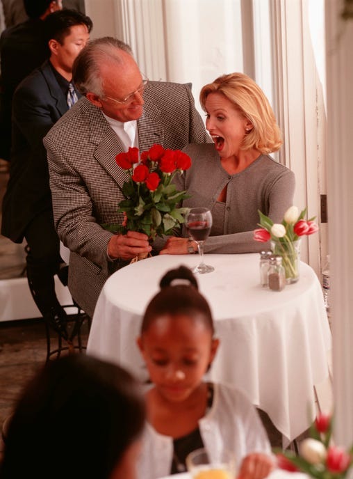 Older Man with Younger Woman