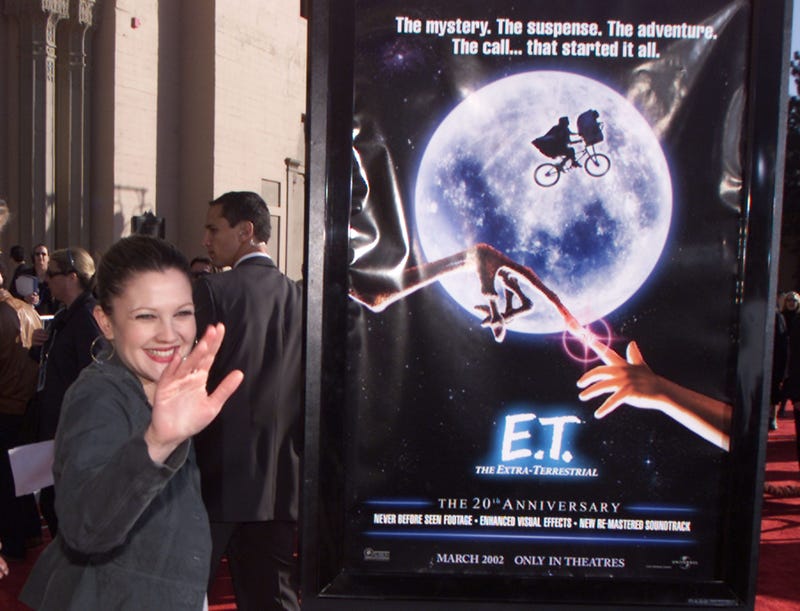 Drew Barrymore at the 20th anniversary of E.T.